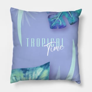 Tropical Time#4-T Shirt Pillow