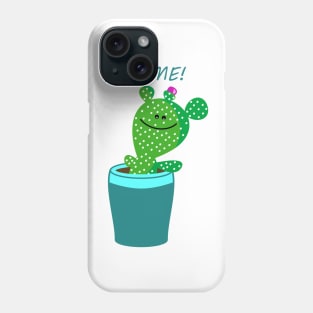 Funny cactus hug me Phone Case