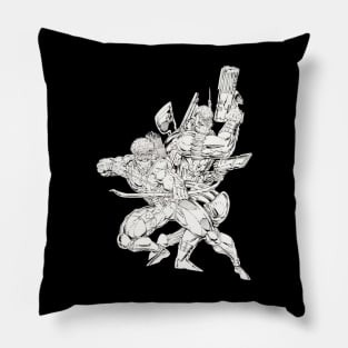 Youngbloods Black and White Pillow