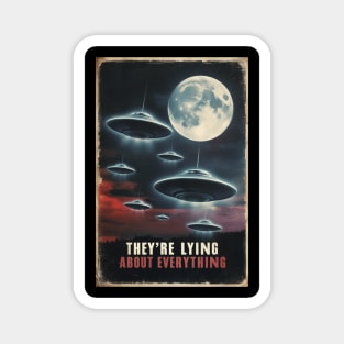 New Jersey Drone UFO Magnet