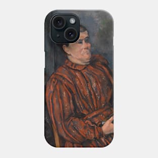 Portrait of a Woman by Paul Cezanne Phone Case