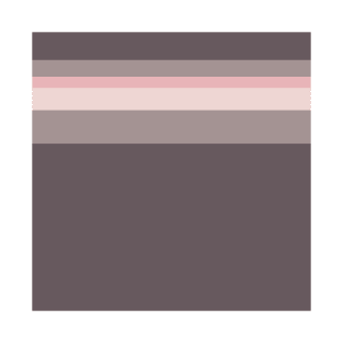 A refined medley of Dirty Purple, Grey, Pale Pink and Soft Pink stripes. T-Shirt