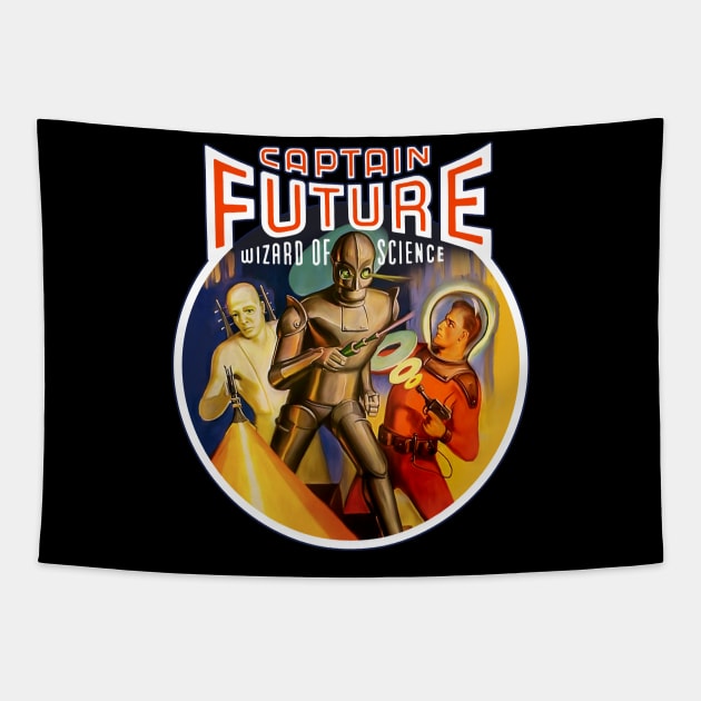 Captain Future Tapestry by Trazzo