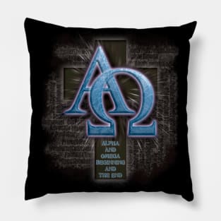 Jesus - Alpha and Omega Pillow