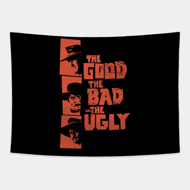 Sergio Leone - The Good, the Bad, and the Ugly Tribute Tapestry by Boogosh