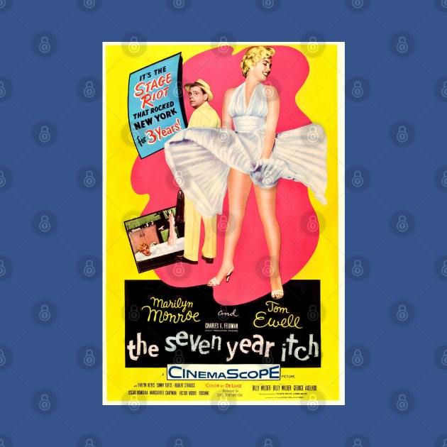 Seven Year Itch Movie Poster by Noir-N-More