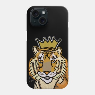 Big Cats Tiger Crown Phone Case