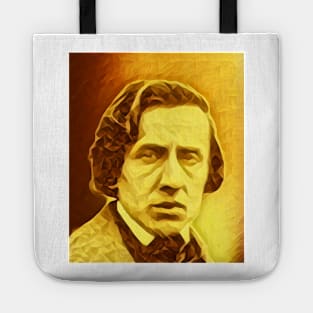 Frédéric Chopin Golden Portrait | Frédéric Chopin Artwork 8 Tote