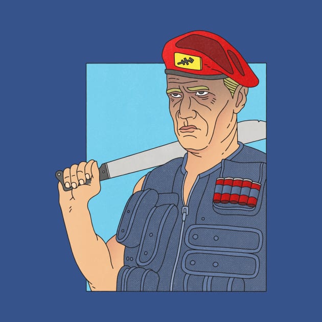 Universal Soldier, Dolph Lundgren by BryanWestArt