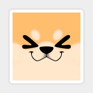 Shiba Inu XD Face Magnet