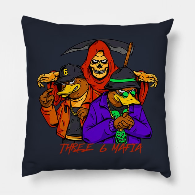 Three 6 Mafia///Fanart Design Pillow by ROJOLELE