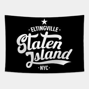 Eltingville Street Vibe - Modern Staten Island Style Tapestry