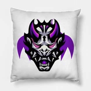 Simple Oni Mask Pillow