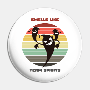 Sunset Ghosts / Smells Like Team Spirits Pin