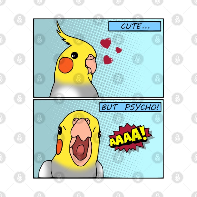 cute but psycho birb comic by FandomizedRose