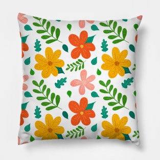 Colorful Floral pattern Pillow