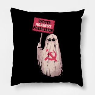 Ghosts Against Possession - Funny Communist Ghost Gift Pillow