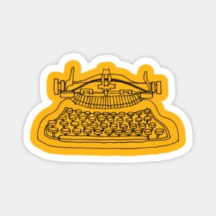 Typewriter Magnet