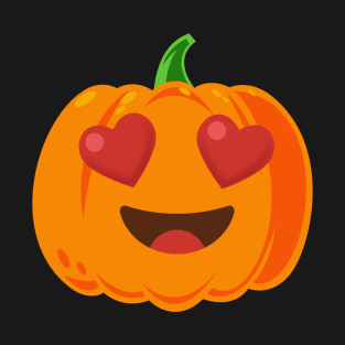 Pumpkin Heart Eyes T-Shirt