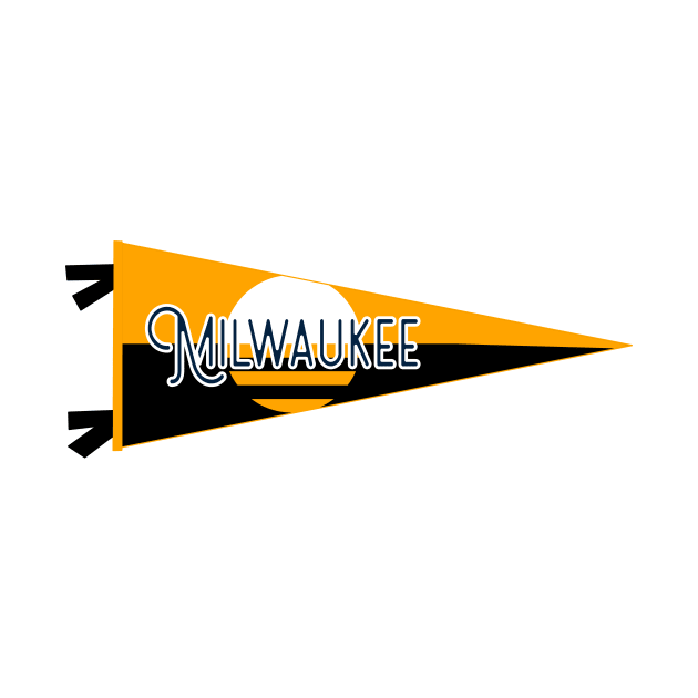 Milwaukee Flag Pennant by zsonn