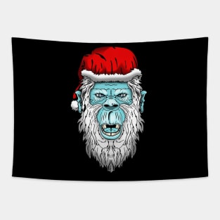 yetti santa Tapestry