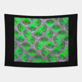 Emerald Lozenges Tapestry