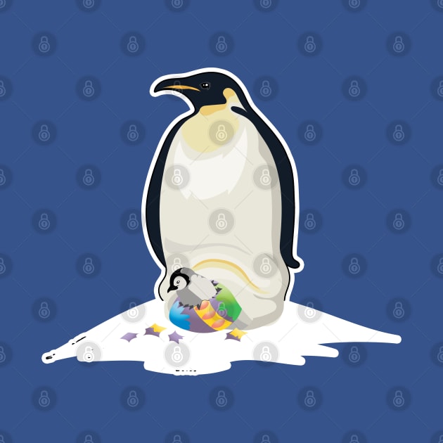 Emperor Penguin Easter by Peppermint Narwhal