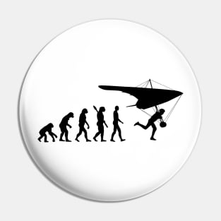 Evolution of the flying man (v2) Pin