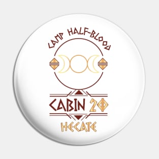 Cabin #20 in Camp Half Blood, Child of Hecate – Percy Jackson inspired design Pin