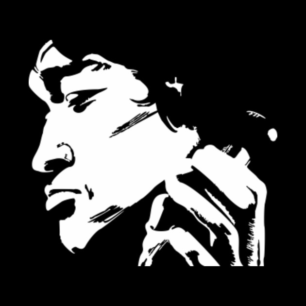 Виктор цой черно белая картинка