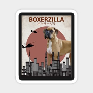 Boxerzilla - Boxer Dog Giant Monster Magnet