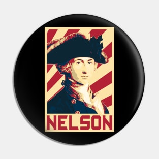 Horatio Nelson Retro Pin