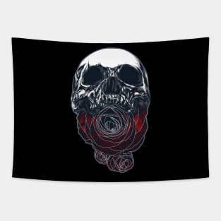 Skulls and Roses Tapestry