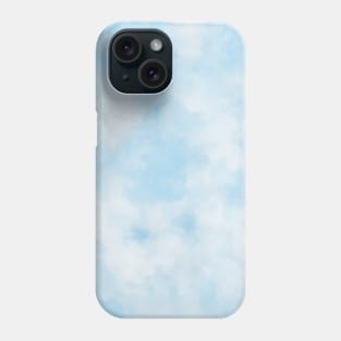 Abstract Pastel Blue Sky Clouds Phone Case