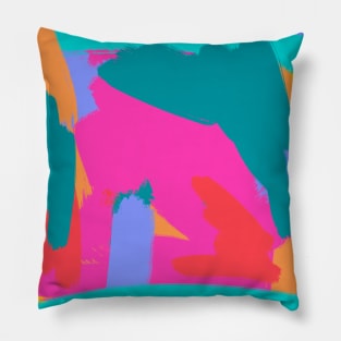 Pink and Aqua Pillow