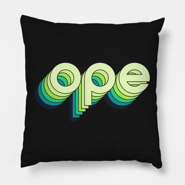Ope! It's a green revolution! Pillow by ope-store