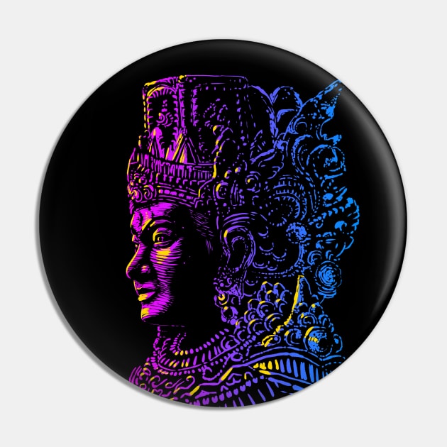 retro Hindu god Pin by albertocubatas