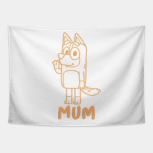 Mum Chilli Neon effect Tapestry