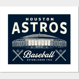 2005 HOUSTON ASTROS Print Vintage Baseball Poster Retro 