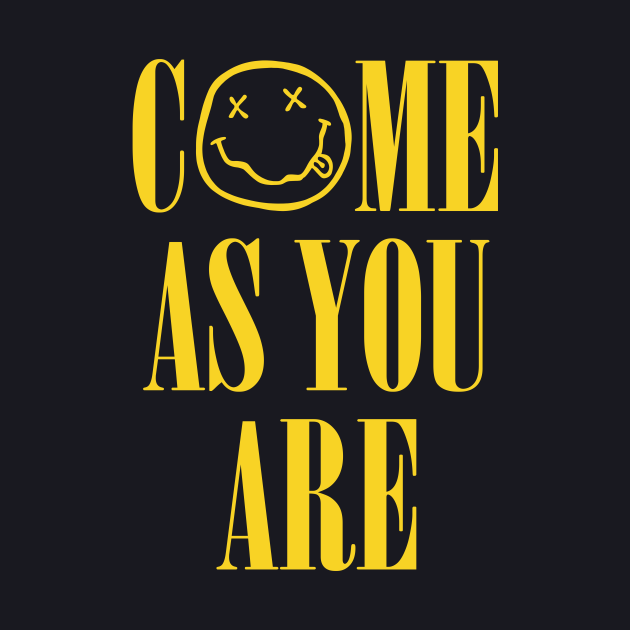 Nirvana Come As You Are colour Nirvana Baseball TShirt TeePublic