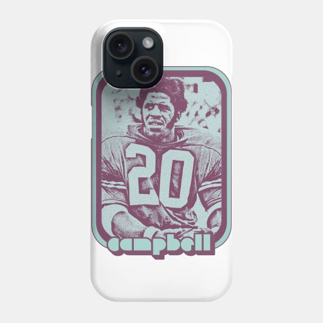 Earl Campbell /// Retro Style Football Fan Gift Design Phone Case by DankFutura