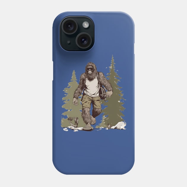 Dope Sasquatch in Nature Phone Case by Grassroots Green