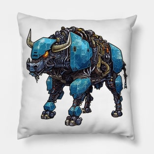 Robot Bison Pillow