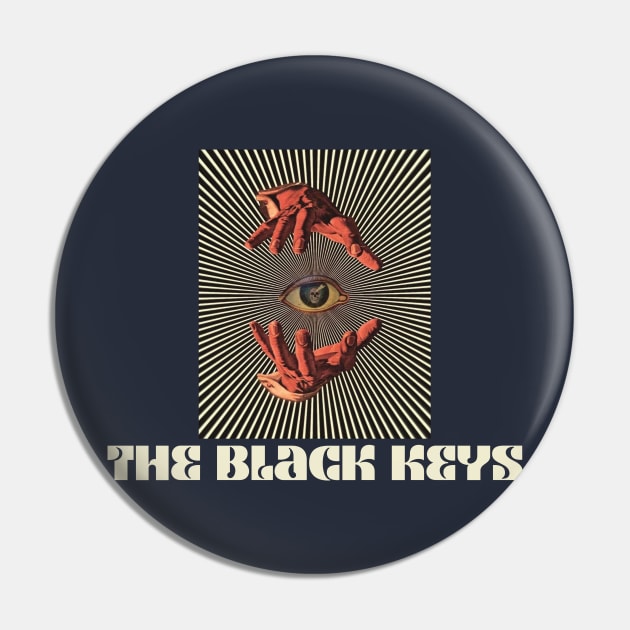 Hand Eyes The Black Keys Pin by Kiho Jise