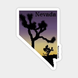 Nevada Joshua Trees Magnet