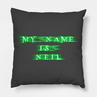 The Weekly Planet - He chose this name Pillow