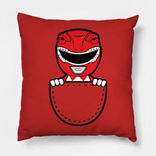 Red Ranger In The Pocket Pillow