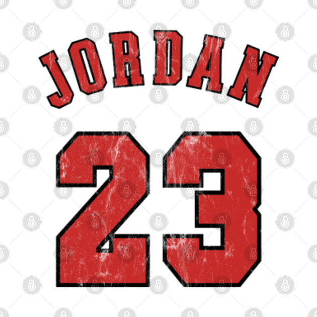 Michael Jordan #23 retro practice jersey distressed - Jordan - T-Shirt ...