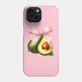 Coquette Aesthetic Avocado Phone Case