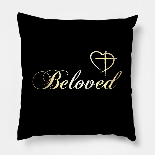 BELOVED Christian T Shirts Apparels Store Pillow by JOHN316STORE - Christian Store